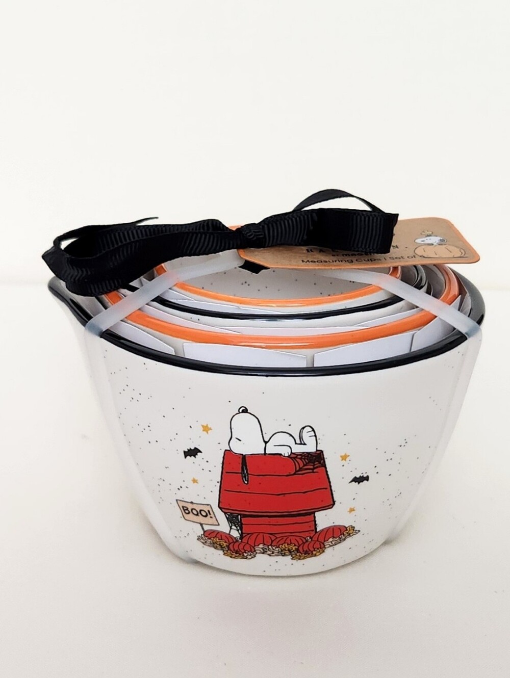 Rae Dunn Peanuts Halloween Measuring Cup Set - New w/tag